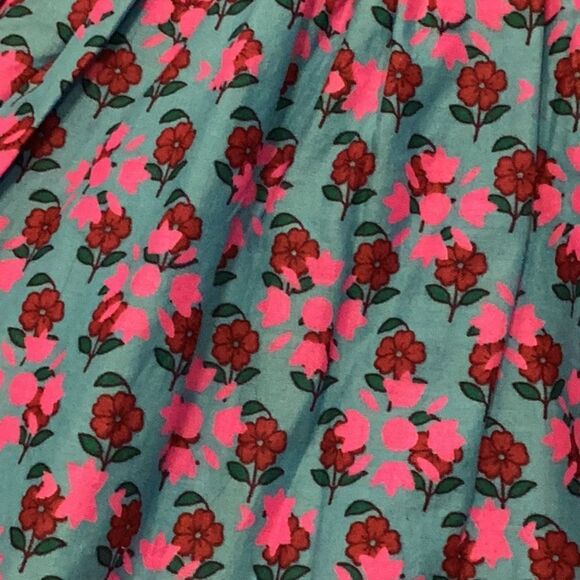 NWT J. CREW Smocked Mermaid Midi Skirt in Floral Block Sz 8 - Picture 9 of 9